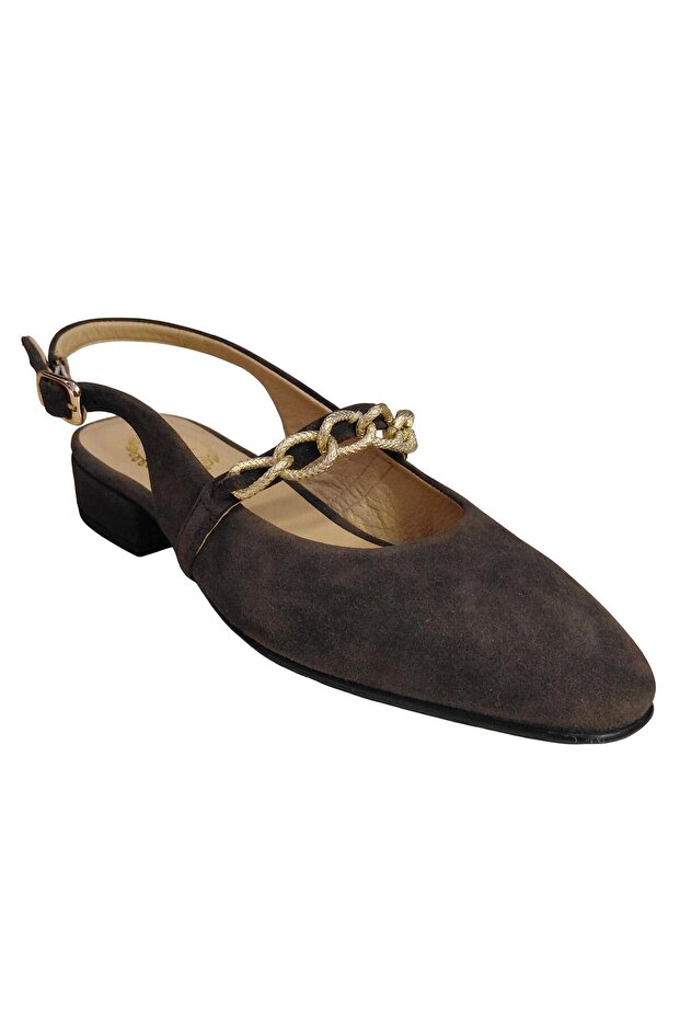 N2657 Women's Genuine Suede Leather Ballerinas