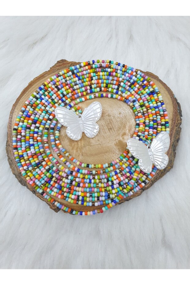 2Meter Butterfly Necklace/Long Necklace/Birthday Gift/Special Design Gift/Colorful Necklace/Gift