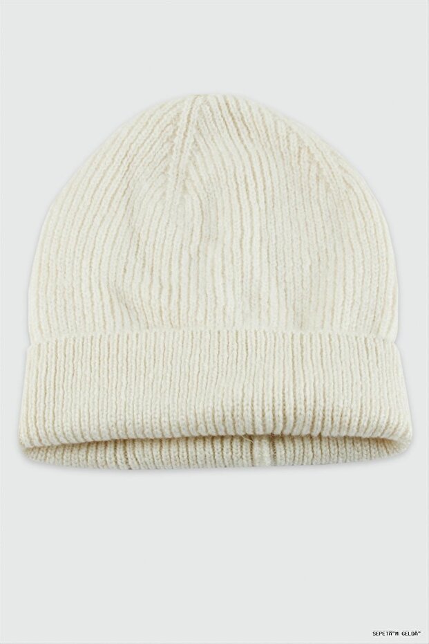 Spt-Gld Folded Beret (123019) Milk Coffee