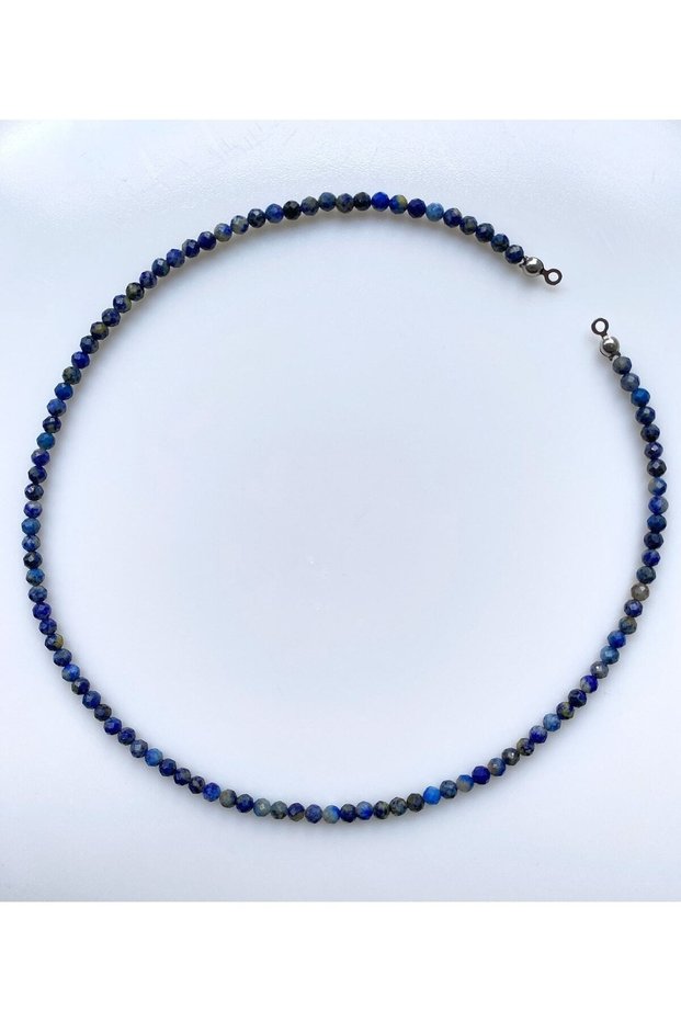 Lapis lazuli natural stone necklace