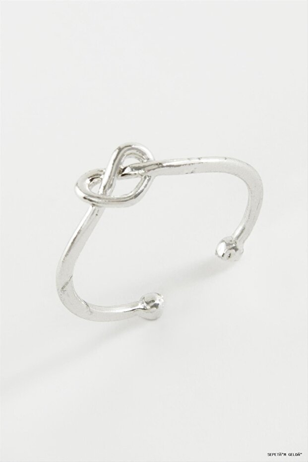 Spt-Gld Heart Joint Ring (233545) Silver Color