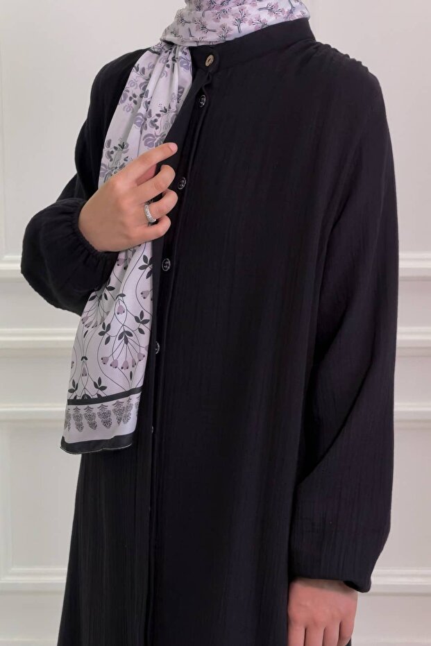 Muslin Trouser Suit Black