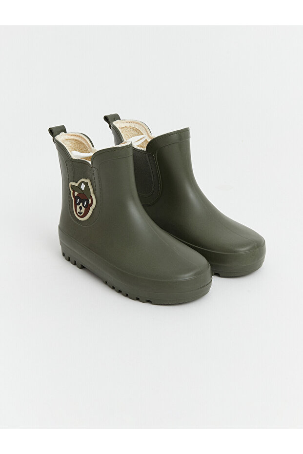 Lcw Steps Khaki Elastic Boys' Boots