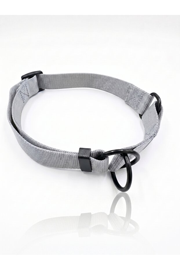Boğma Dog Training Collar - Adjustable Woven Gray