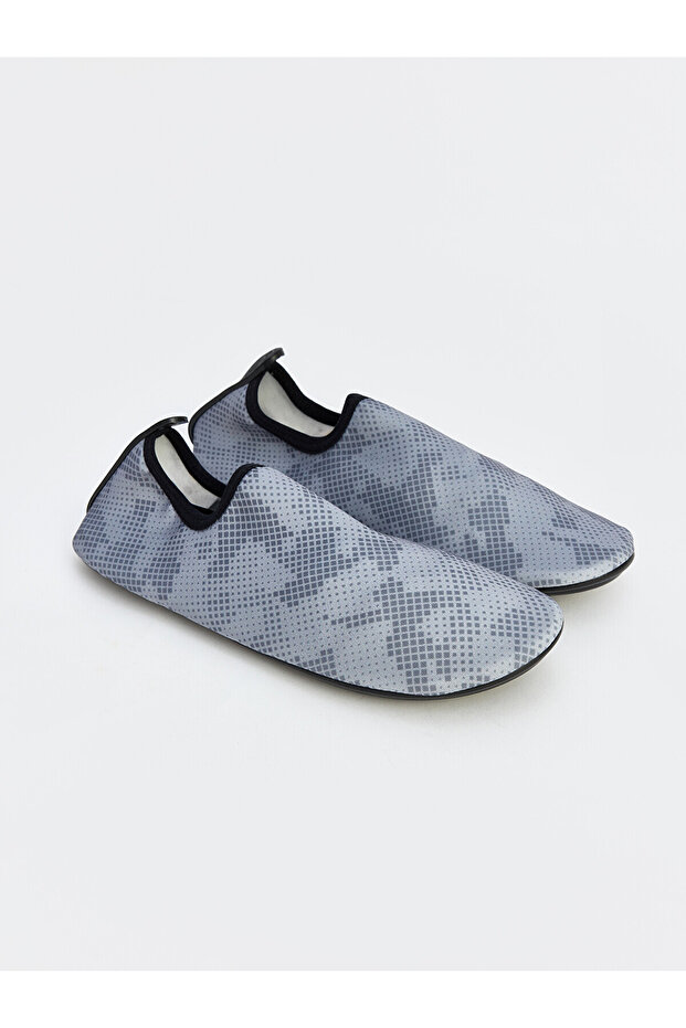 Lcw Steps Gray Patterned Men's Sea Shoes