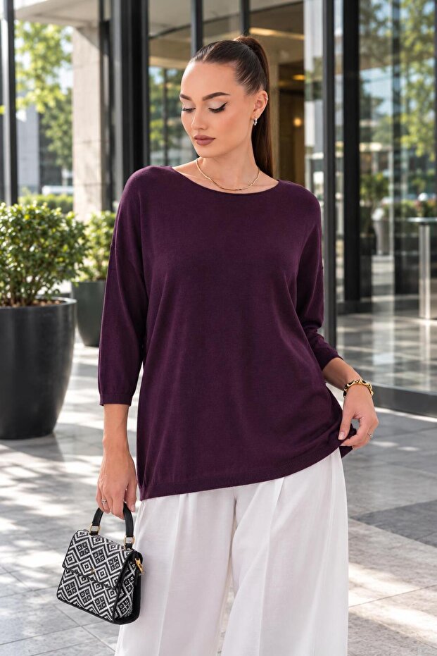 Women's Long Knit Sweater 265231 -
