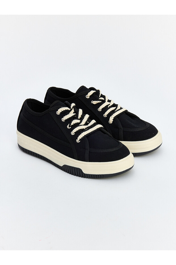 Alita City Lcw Steps Black Women's Sneaker with a Difference