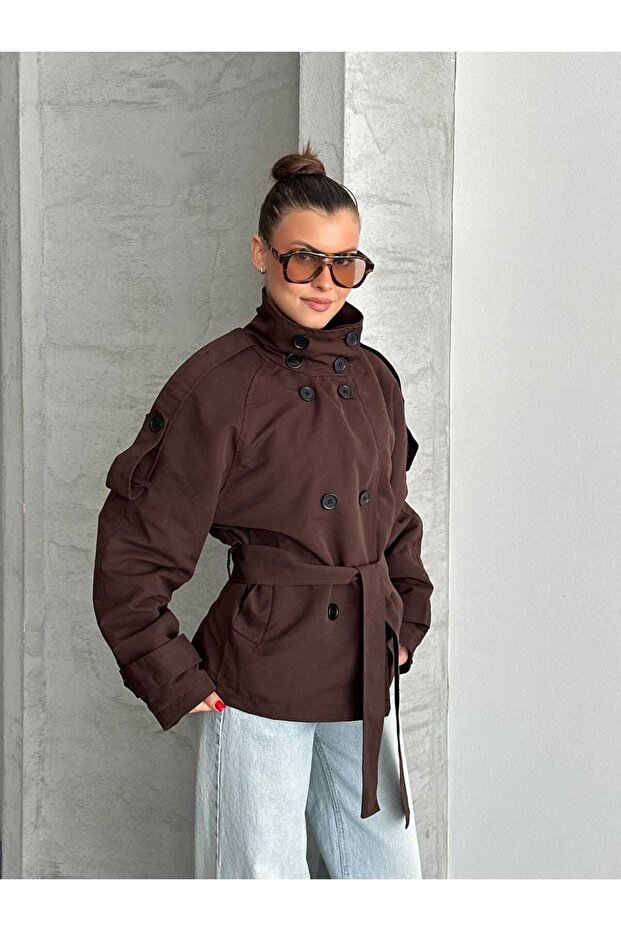 Women's Oversize Water-Repellent Trench Coat