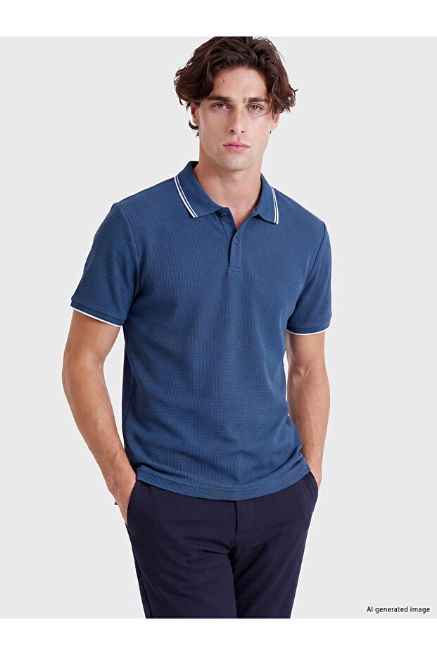 Nevavm with a Difference Polo Collar Men's T-Shirt