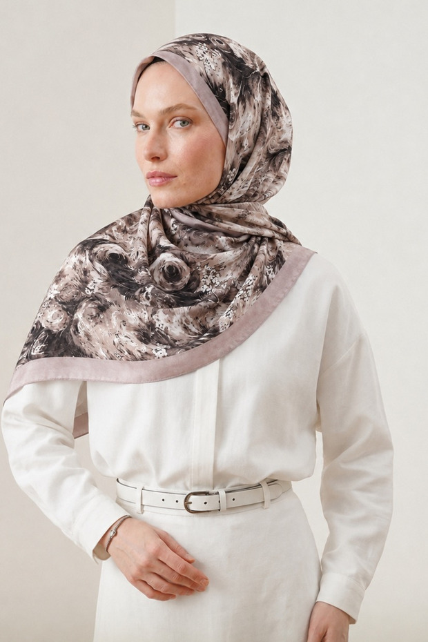Women's Printed Hijab Shawl Suitable for Daily Use