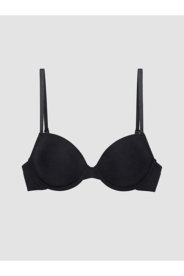Lcw Dream Black Underwire Non-Padded T-Shirt Bra