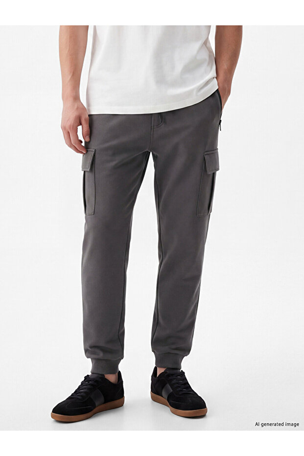 Xside Anthracite Regular Fit Men's Jogger Sweatpants