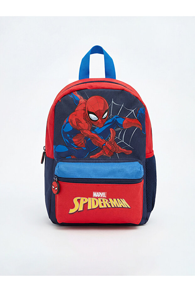 Lcw Accessories Navy Blue Spider-Man Printed Boys' Backpack