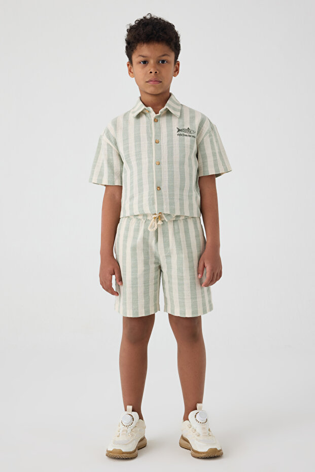 Boy Striped Shorts