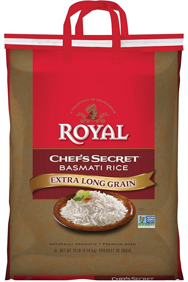-Royal Chef's Secret Basmati White Rice - 5 Kg