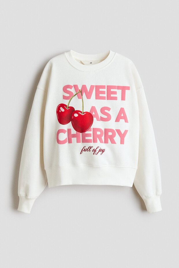Baskı Motifli Sweatshirt