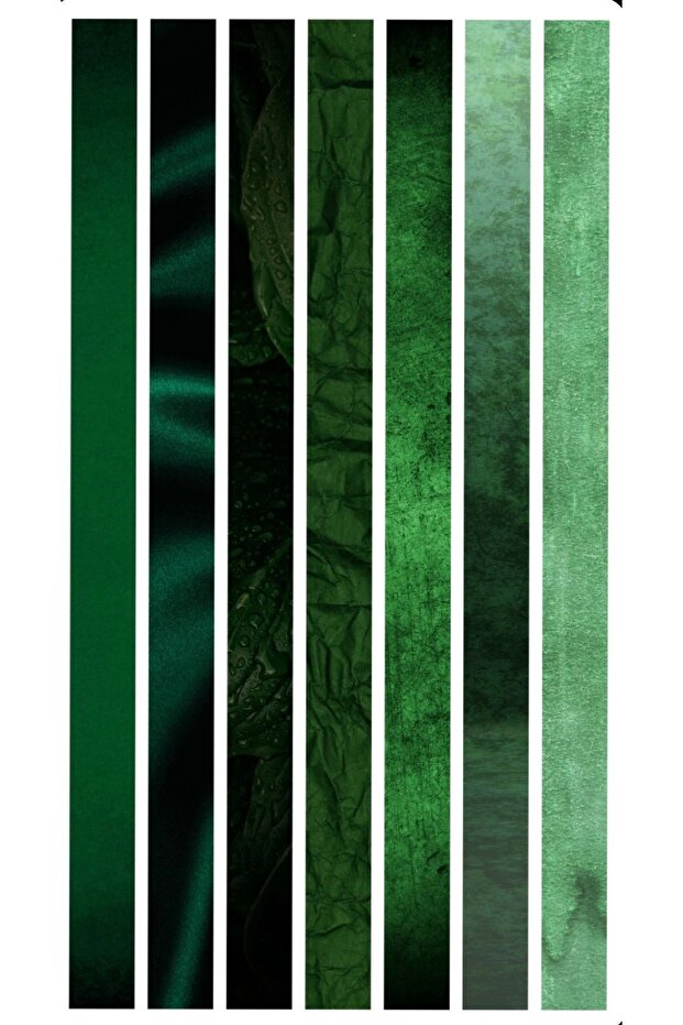 Green Stripe Sticker Bicycle Laptop Motorcycle 22X30 cm