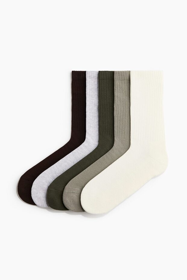 5'li Lycra® İçeren Çorap