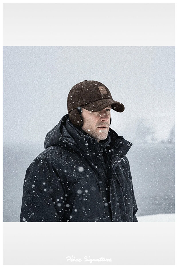 70% Acrylic, 30% Cotton, Soft Fleece Lined, Ear Flap, Waterproof Hat (Quilted)
