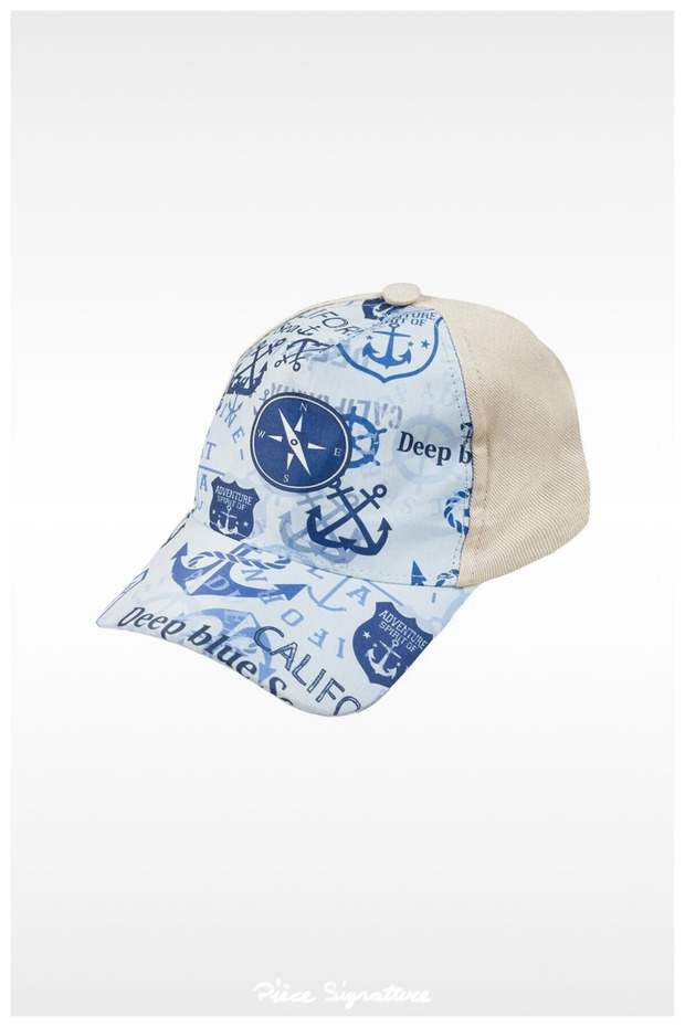 100% Cotton, Boy, Printed Hat (Age 4-8) (52 cm)