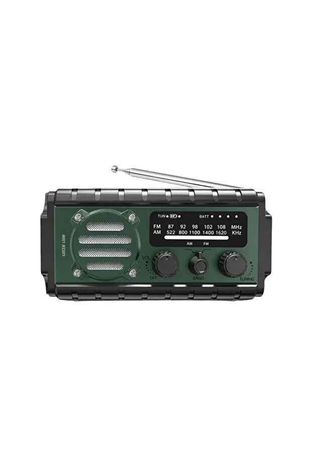 G-Radio with Power Bank & Flashlight - Black
