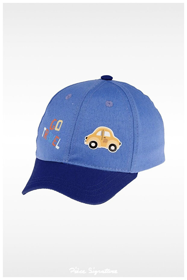 100% Cotton Sun Hat for Boys (1-3 Years) (Size 48-50)