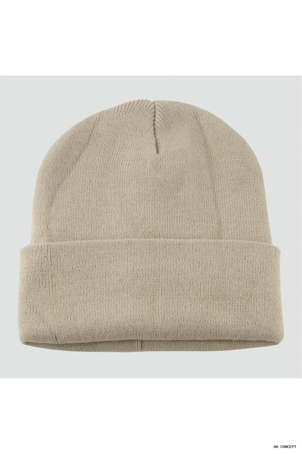 CONCEPTA Double-Layer, Premium-Quality Colored Beanie - Beanie & Gloves - (235104) Brown