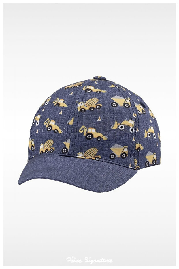 100% Cotton Sun Hat for Boys (1-3 Years) (Size 48-50)