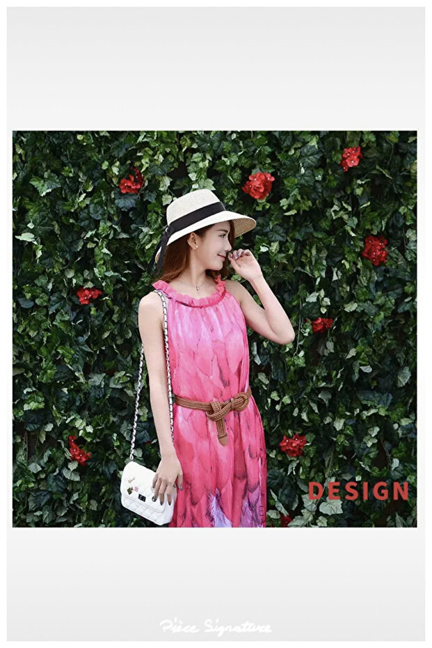 Luxury Straw Beach Hat (57-58 cm)