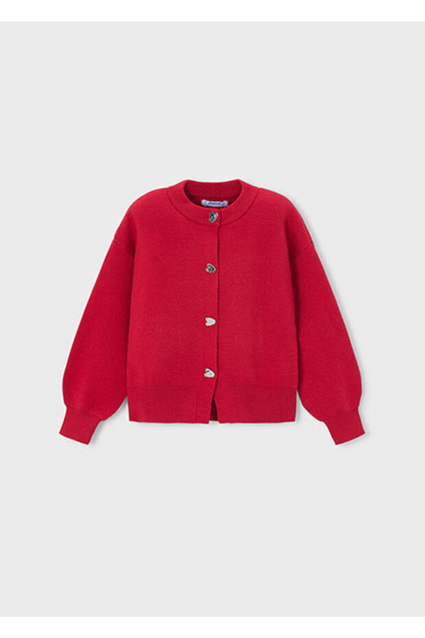 Red Girl's Cardigan 4326