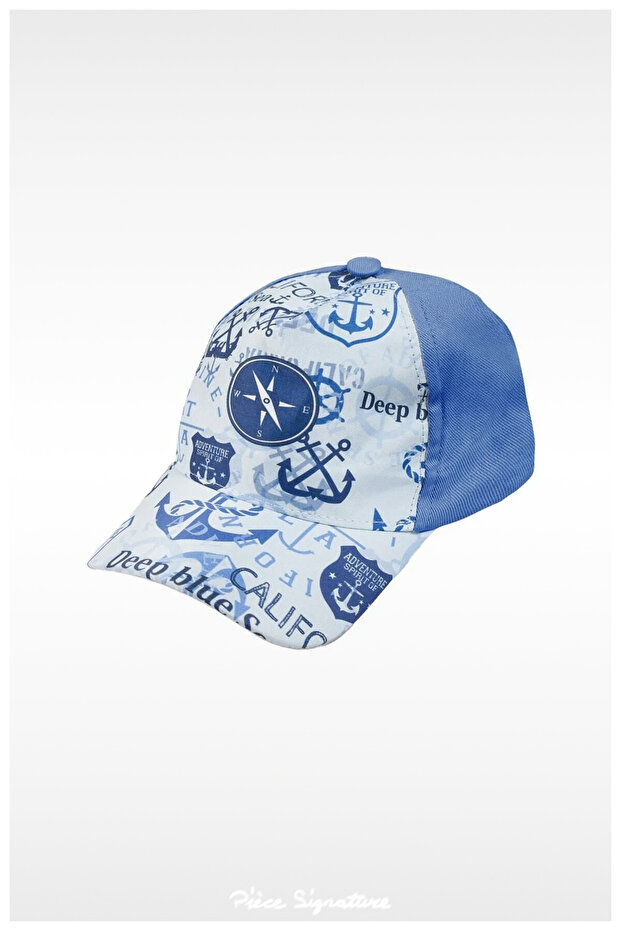 100% Cotton, Boy, Printed Hat (Age 4-8) (52 cm)