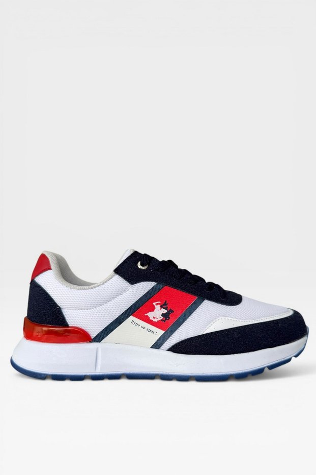 Men's Airfile Sports Shoes White - Dark Blue