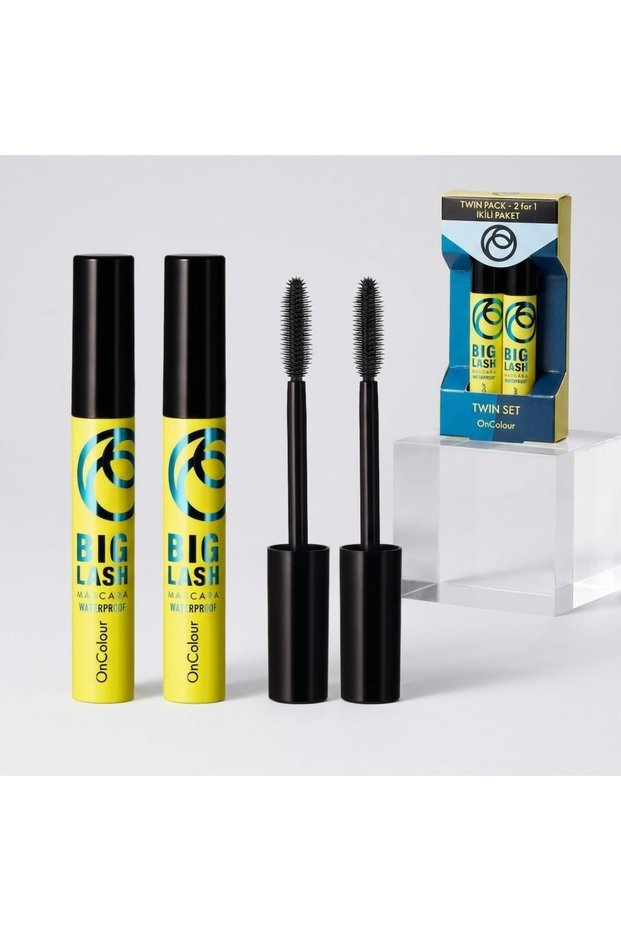 Akmaz Black Oncolour Big Lash Waterproof Mascara 2 Pieces