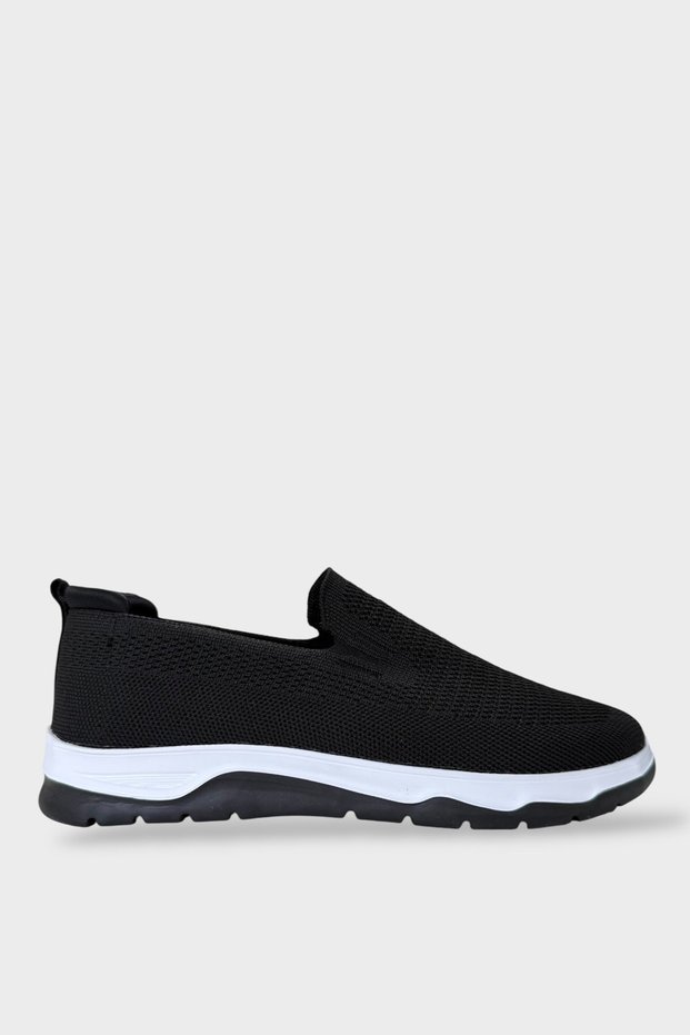 Men's Knitwear Aqua Sports Shoes Black White