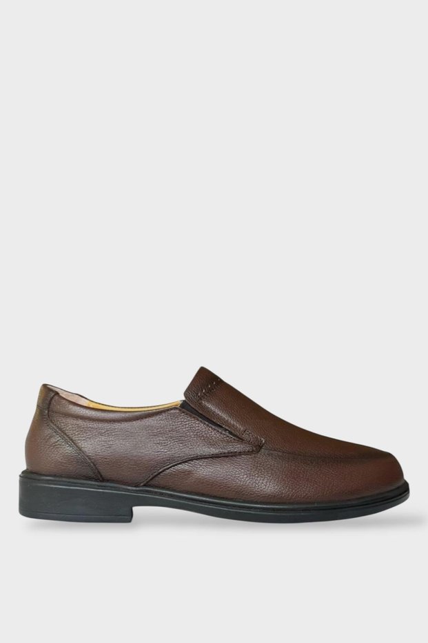 Men's Comfort Sole Genuine Leather Shoes Brown
