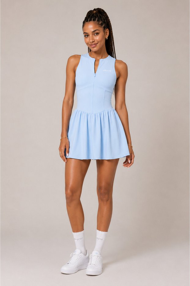 The Court Muse Dress – Baby Blue
