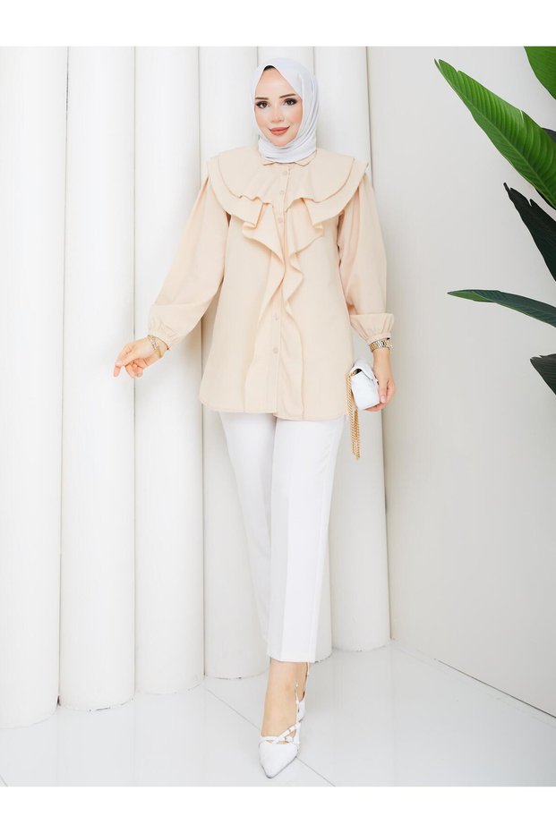 Ni̇lo Layered Tunic Stone