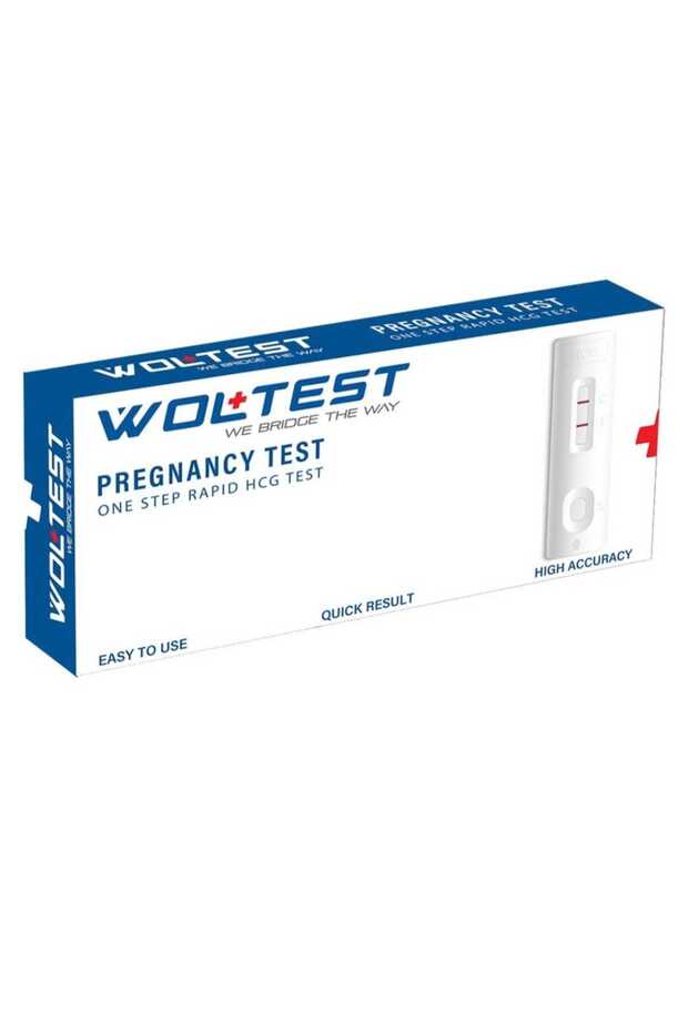 WOLTEST PREGNANCY TEST ONE STEP RAPID HCG TEST PACK OF 3