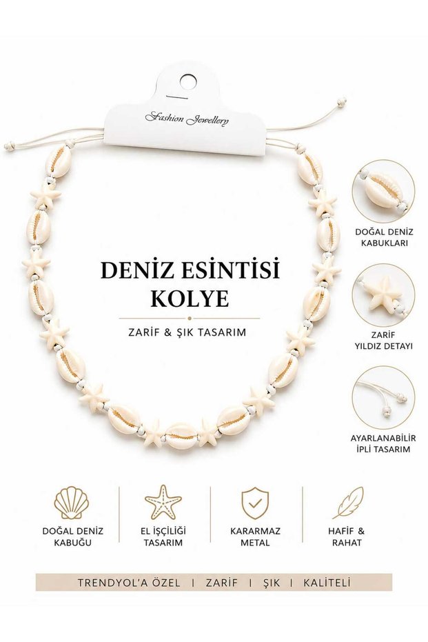 Deniz Kabuklu Kolye