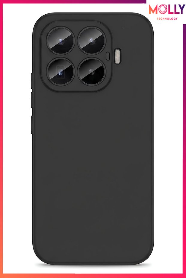 Black Liquid Inside Velvet Matte Silicone Case for Xiaomi 17t