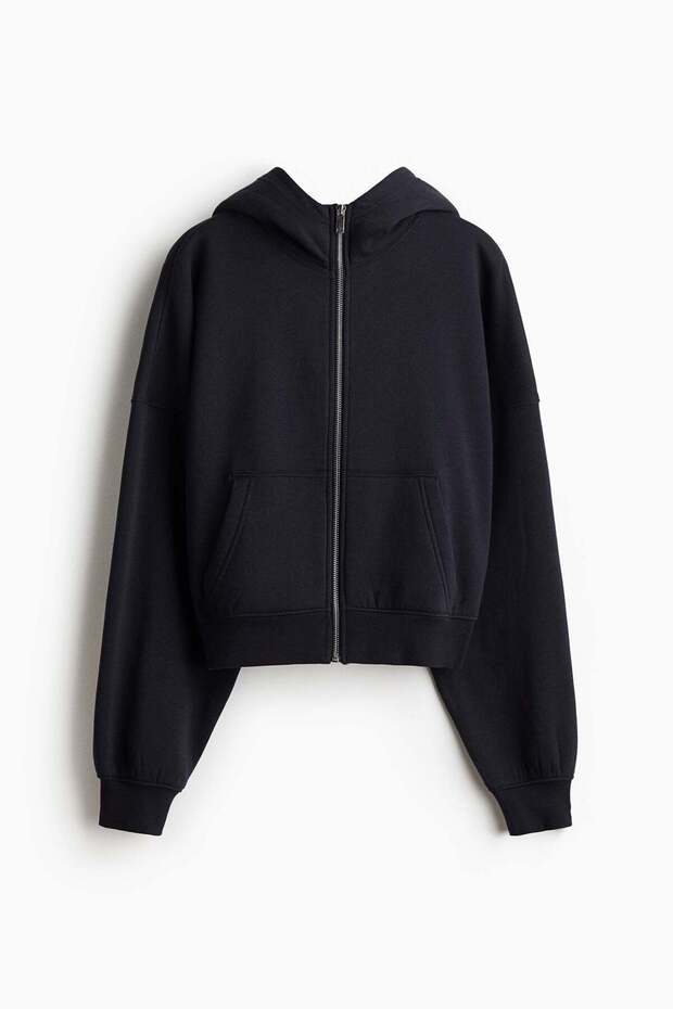 Zip-through hoodie