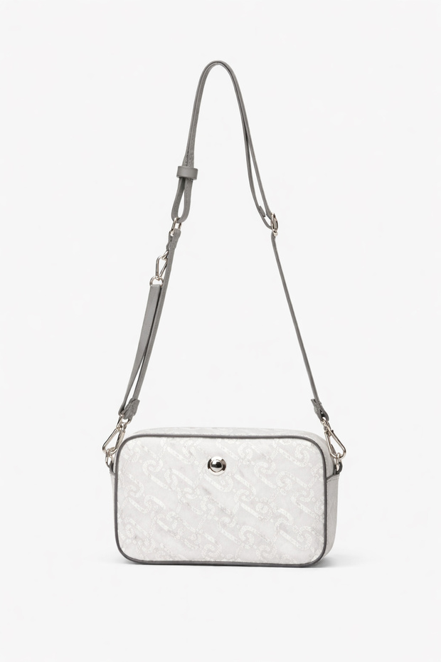 Cross Strap Women's Bag White-Grey Us24121