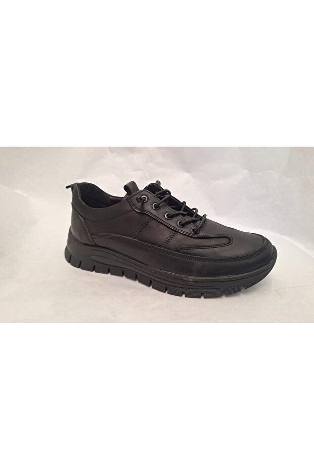 Premium Confort Men's Genuine Leather Orthopedic Sole Casual Sneaker Daily Shoes