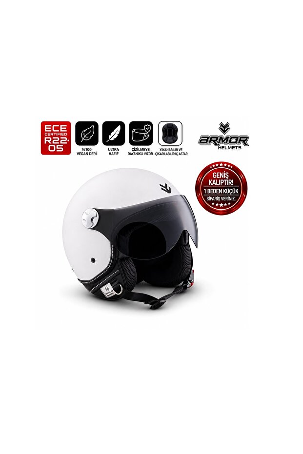 AV-84 Açık Çenesiz Kask