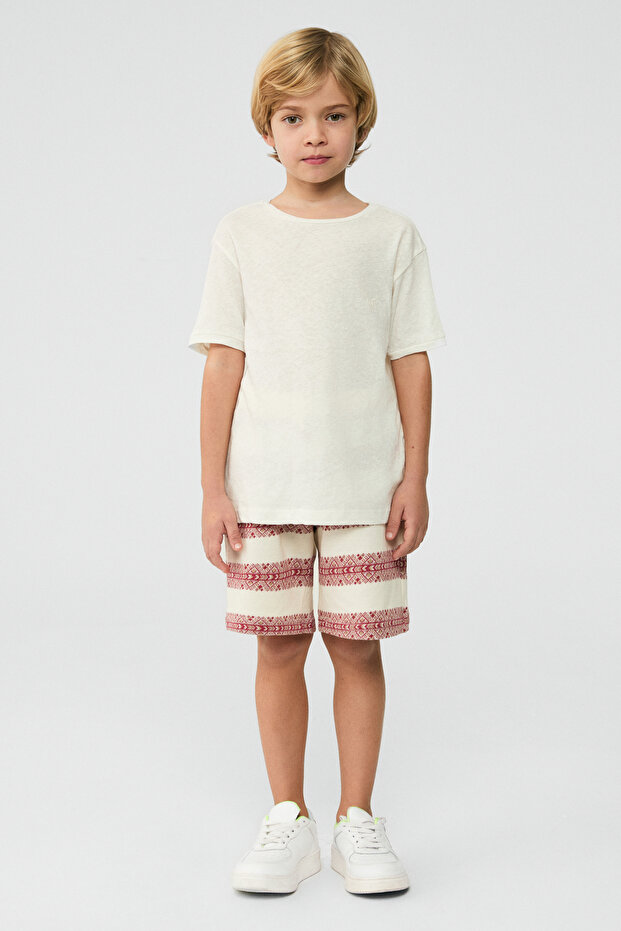 Boy Ecru Tshirt