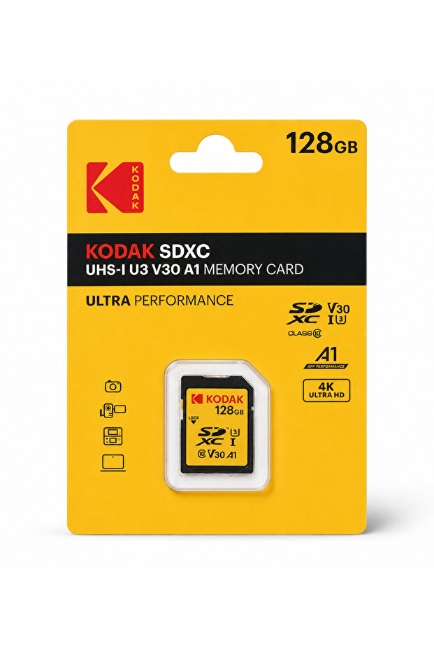 128Gb Uhs-I U3 V30 Sd Card