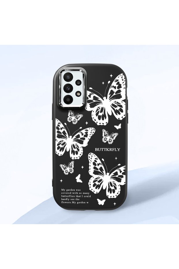 Samsung Galaxy A23 4G/5G Compatible Minimal Butterfly Pattern Soft Silicone Case, Impact Protection