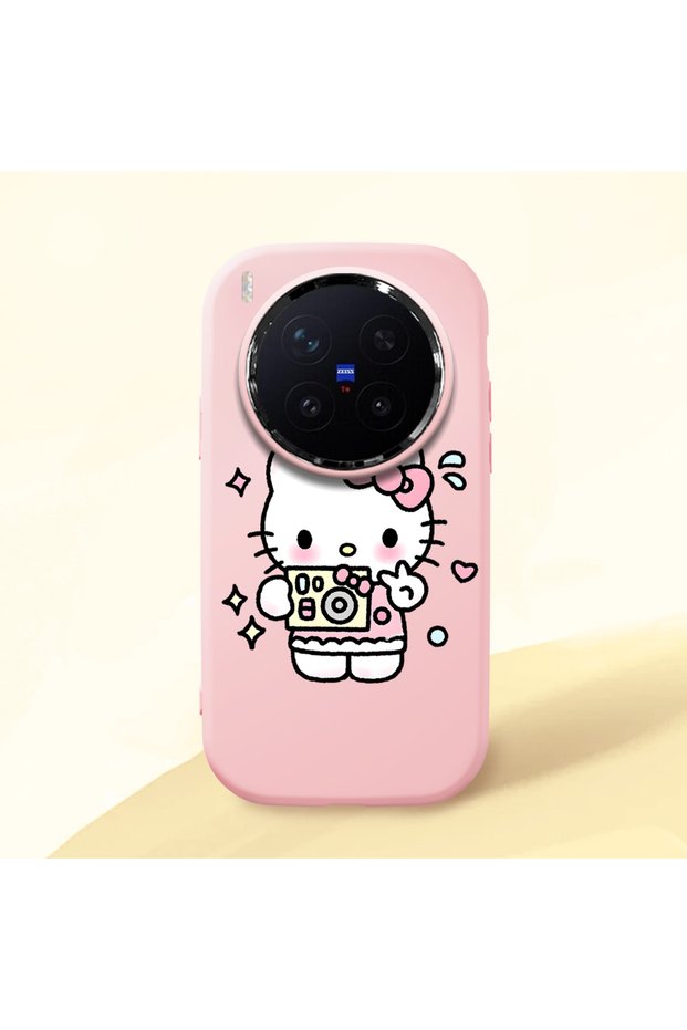 Vivo X300 Pro Compatible Sweet Cartoon Animal Motif Case, Shockproof for Daily Use