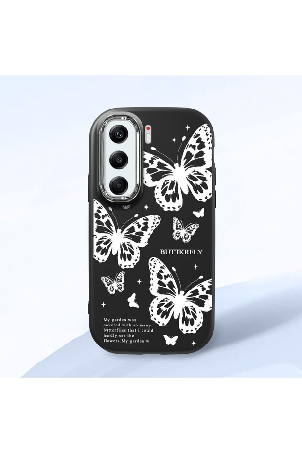 Tecno Camon 40 Pro 5g Compatible Minimal Butterfly Pattern Soft Silicone Case, Shockproof