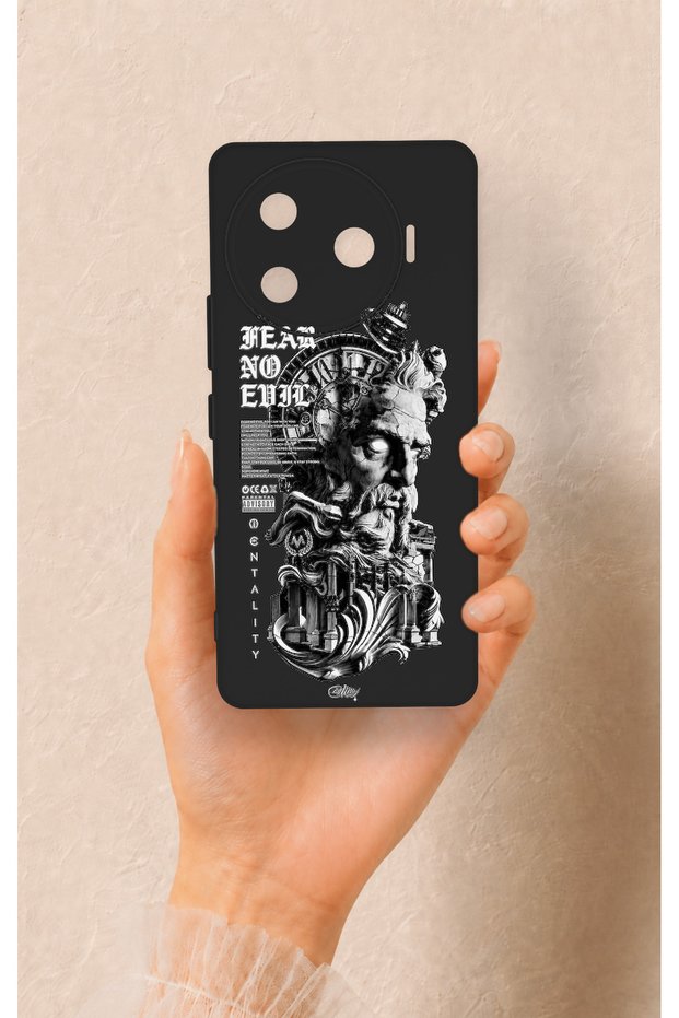 Tecno Camon 30 Pro 5g Compatible Fear No Evil Patterned Silicone Case